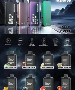 【廚師菸彈 THE CHEF’S BREW】7000口大容量｜大師調香工藝｜電子煙｜磁吸換彈設計