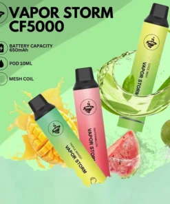 VAPOR STORM CF5000 發光一次性電子煙 5000口